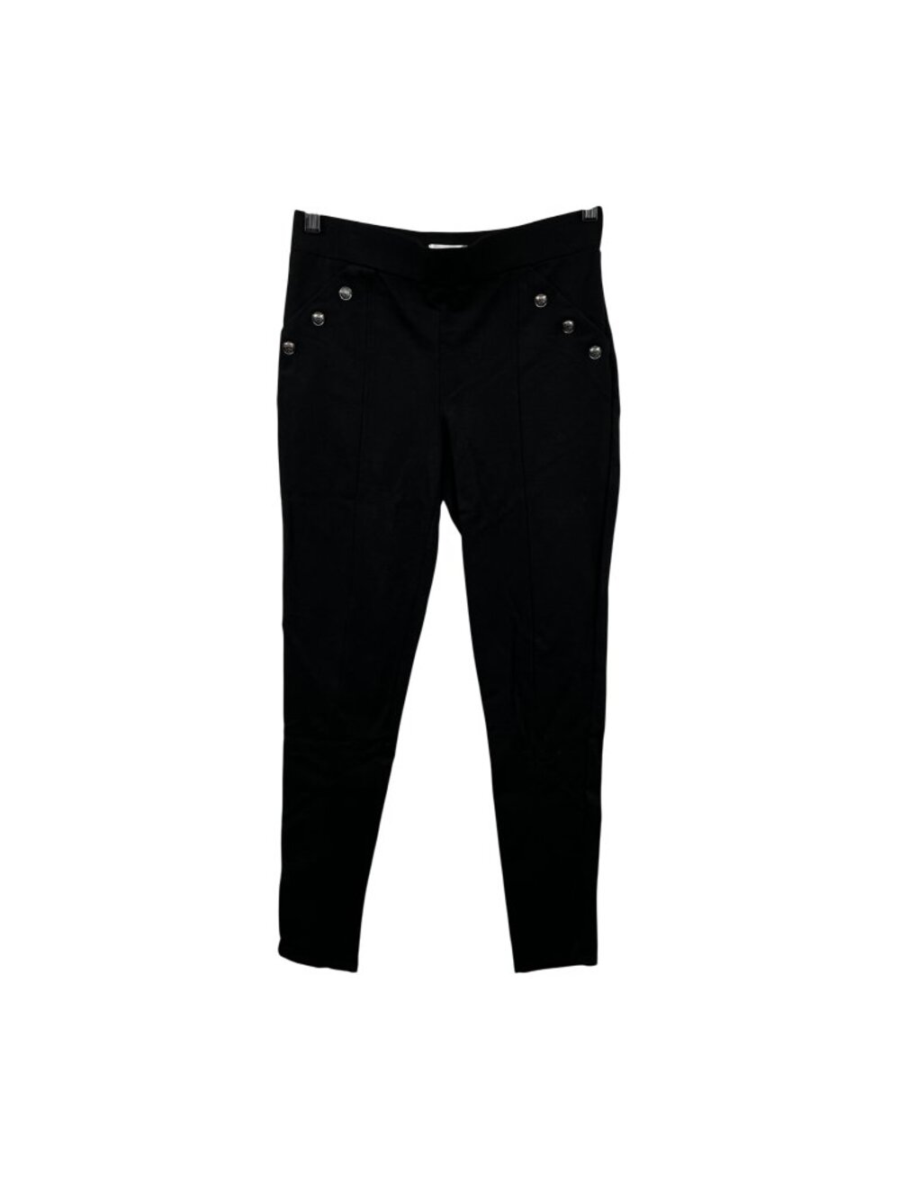 Retrology Womens Dress Pants Black Skinny Ankle Pull On Size Medium New